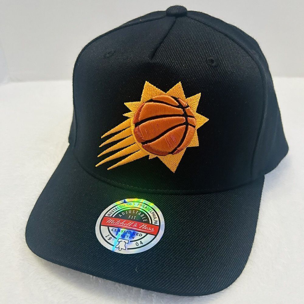 Mitchell‎ & Ness Phoenix Suns A-Frame Snapback Hat Cap Adjustable Black NBA